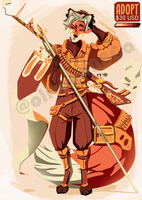 [Art by me][OC] Maybe is time to stop the Rabbit's Empire. 🔫🦊🏳 Thanks for emojis u/my_cat_is_hungry.