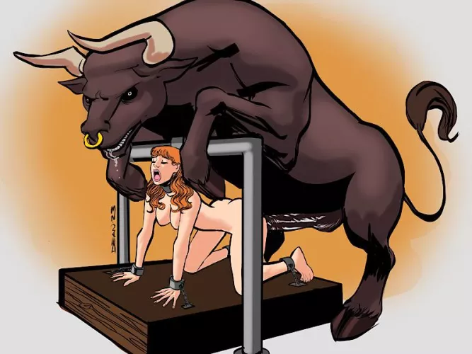 Breeding mount for a bull and a redhead (deanart)