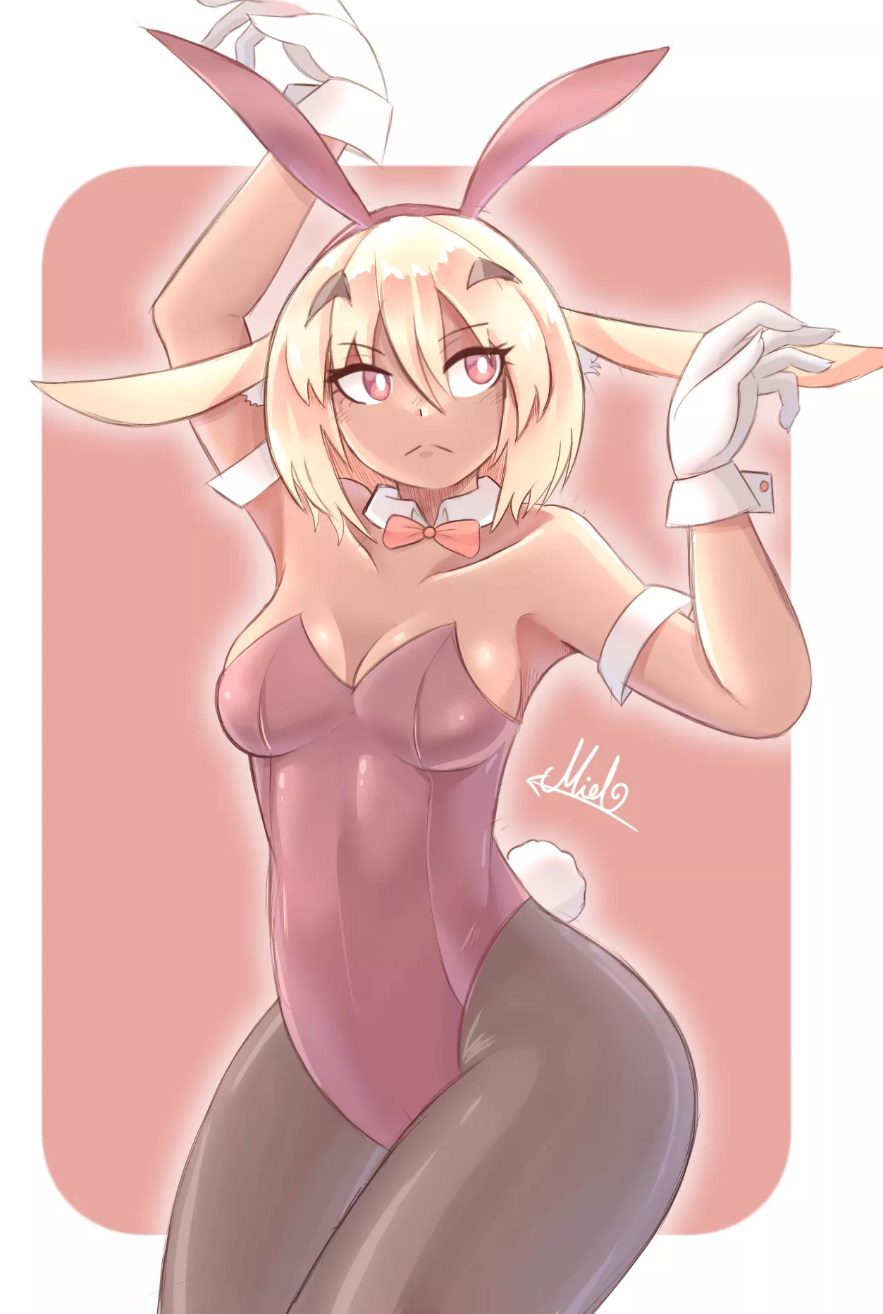 Bunny in a bunny suit