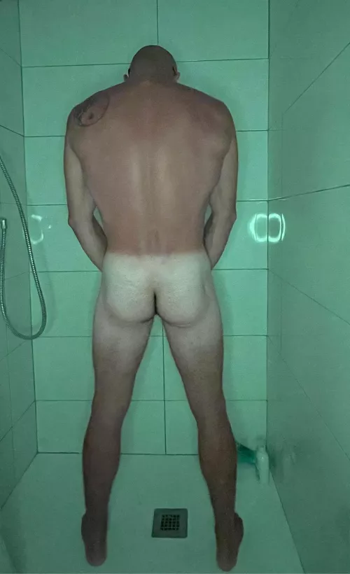 Do I have to take a shower or are you going to lick me clean?