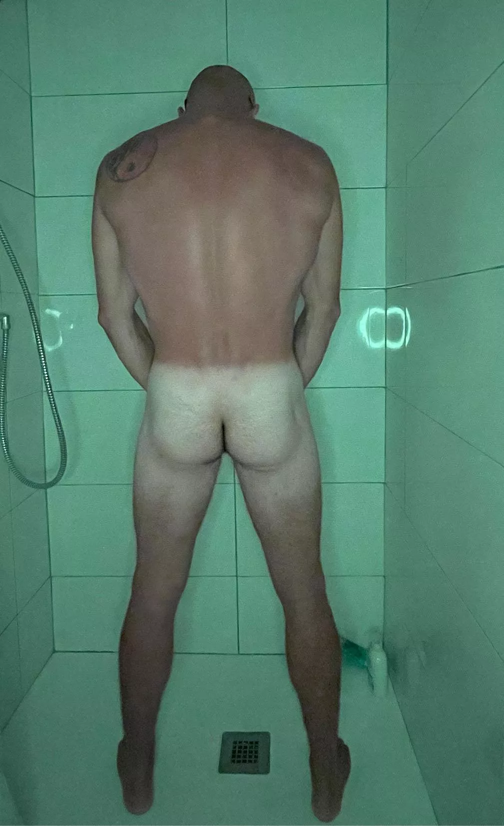 Do I have to take a shower or are you going to lick me clean?