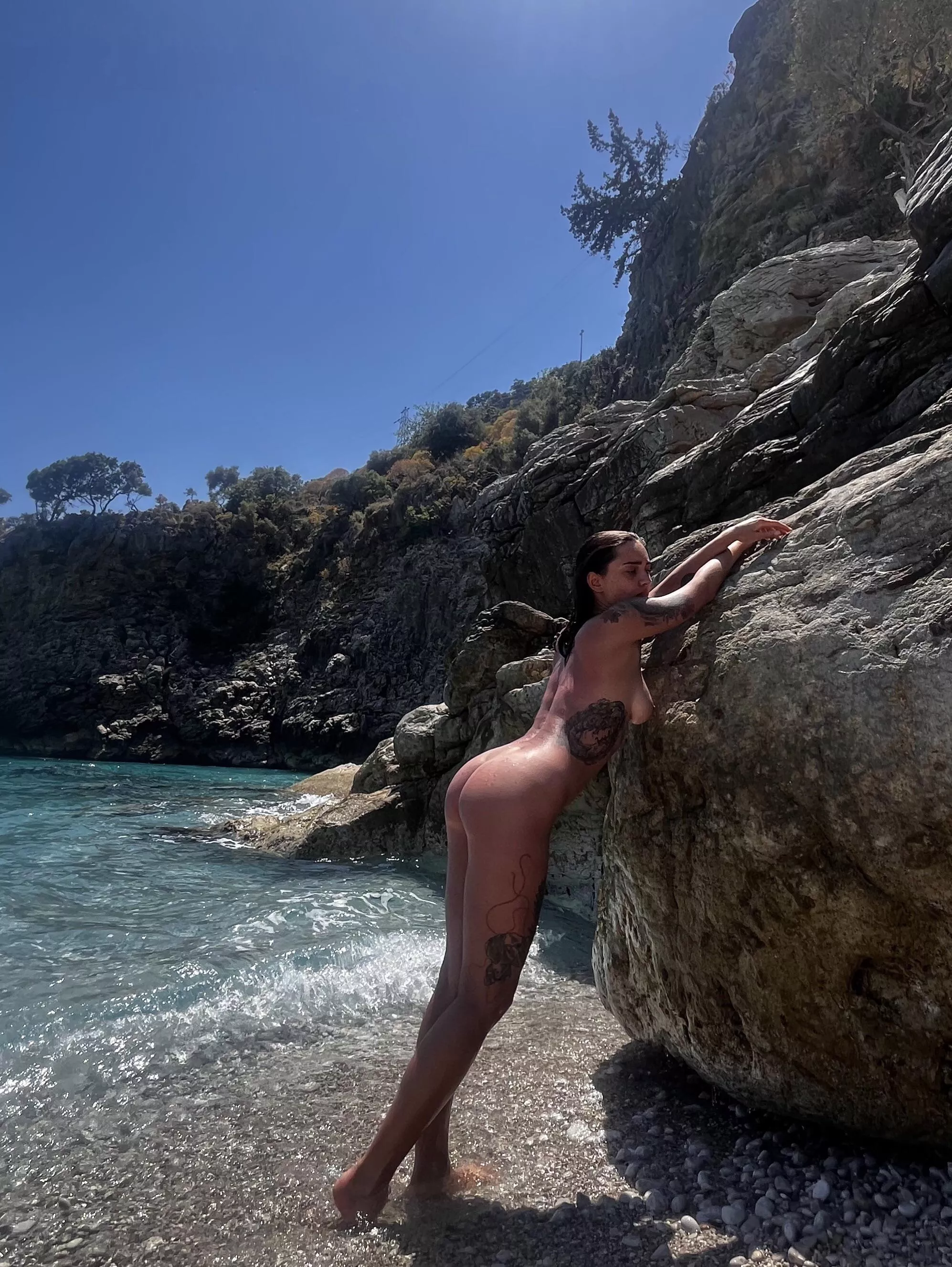 enjoy being naked in nature