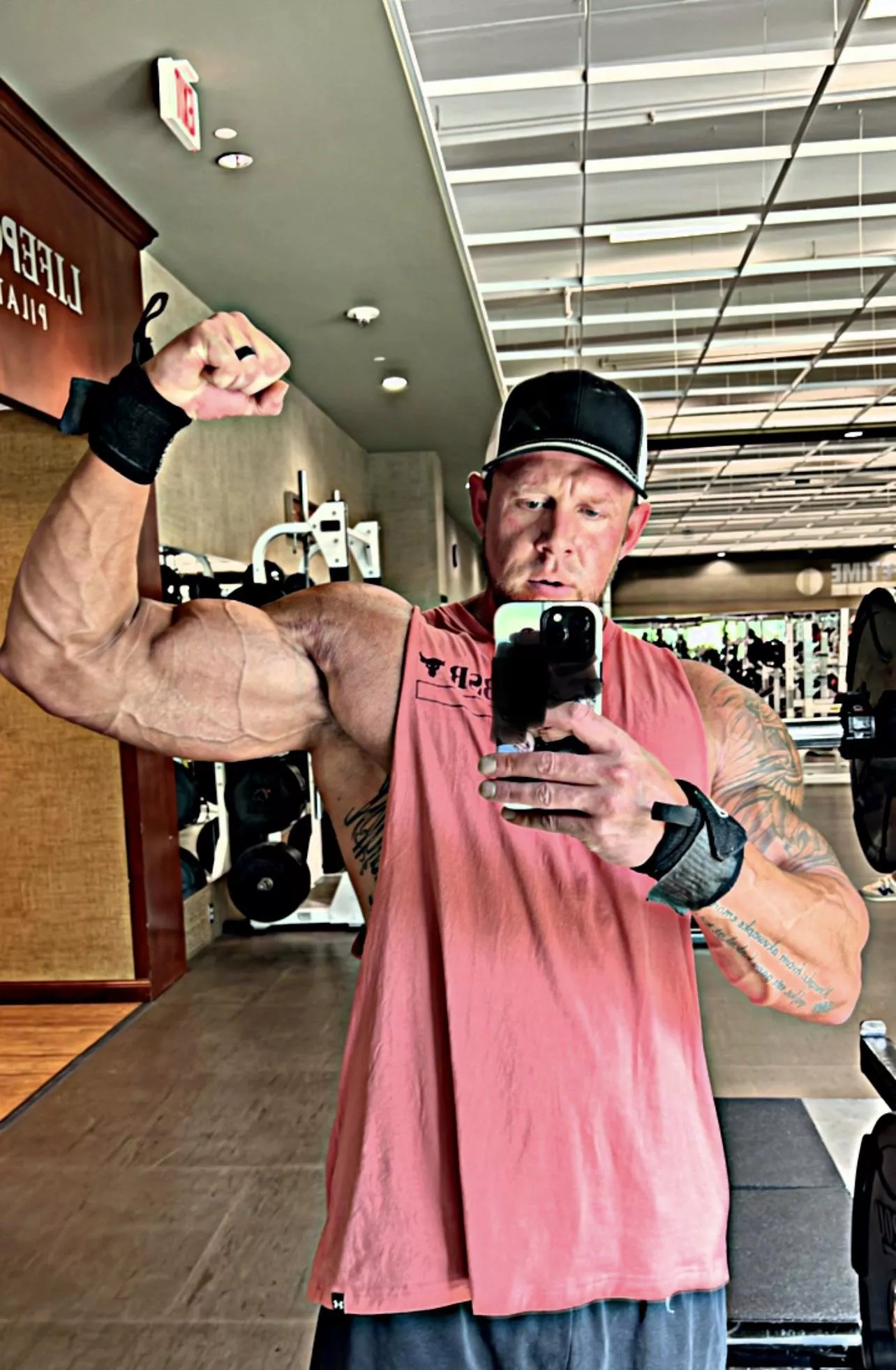 I flex and your clothes cum off (m)