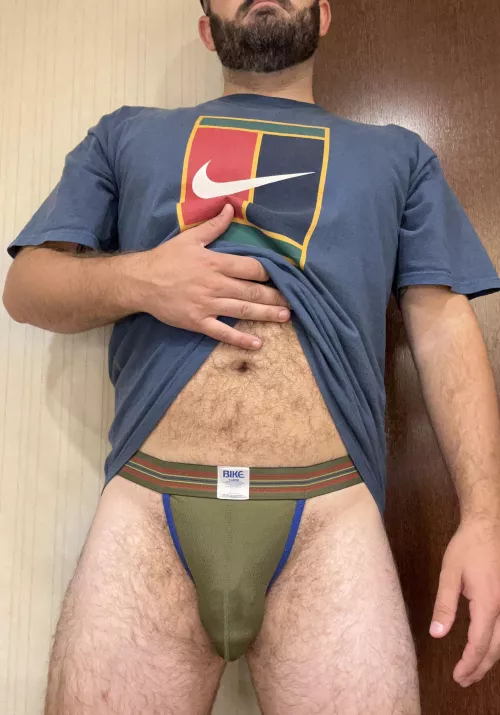 I love the matchy-ness of my jock and shirt! Dm if you do too!