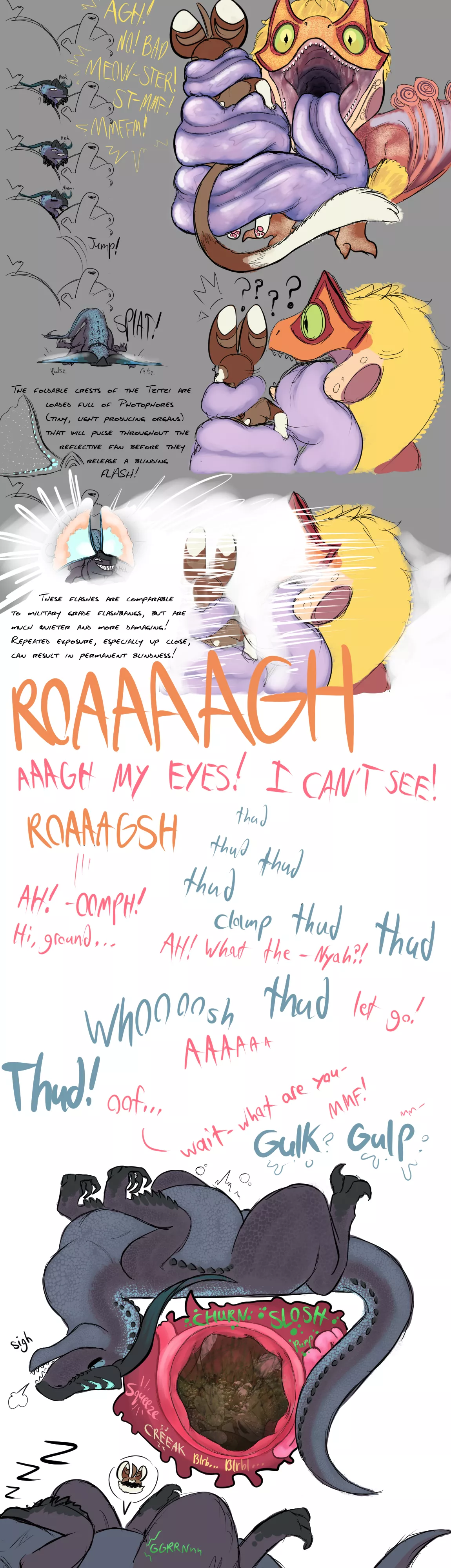 {Image} Interactive Rathalaugust Day 3: Tzitzi-Ya-Ku (OishiAtsukau) [Stolen Prey, Mawshot, Tongueplay, Digestion, Fatal, Story in Description]