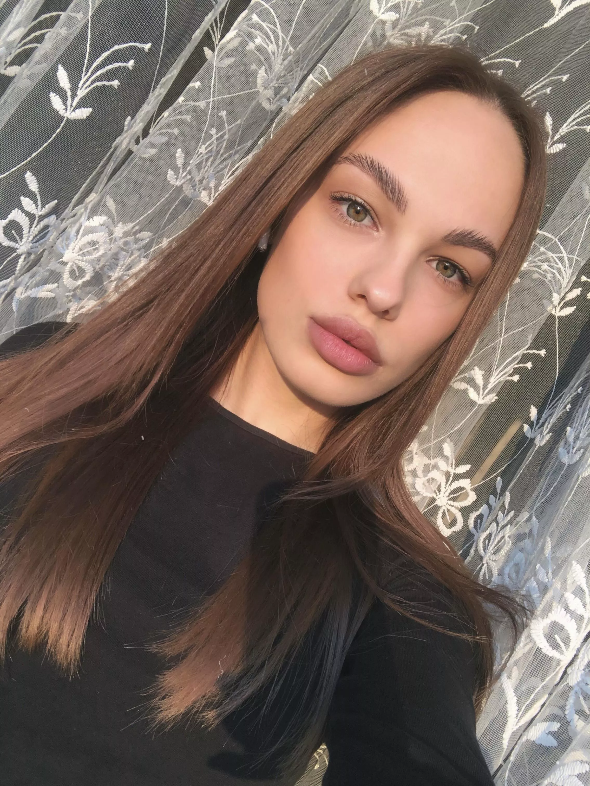 Just good weather on her face