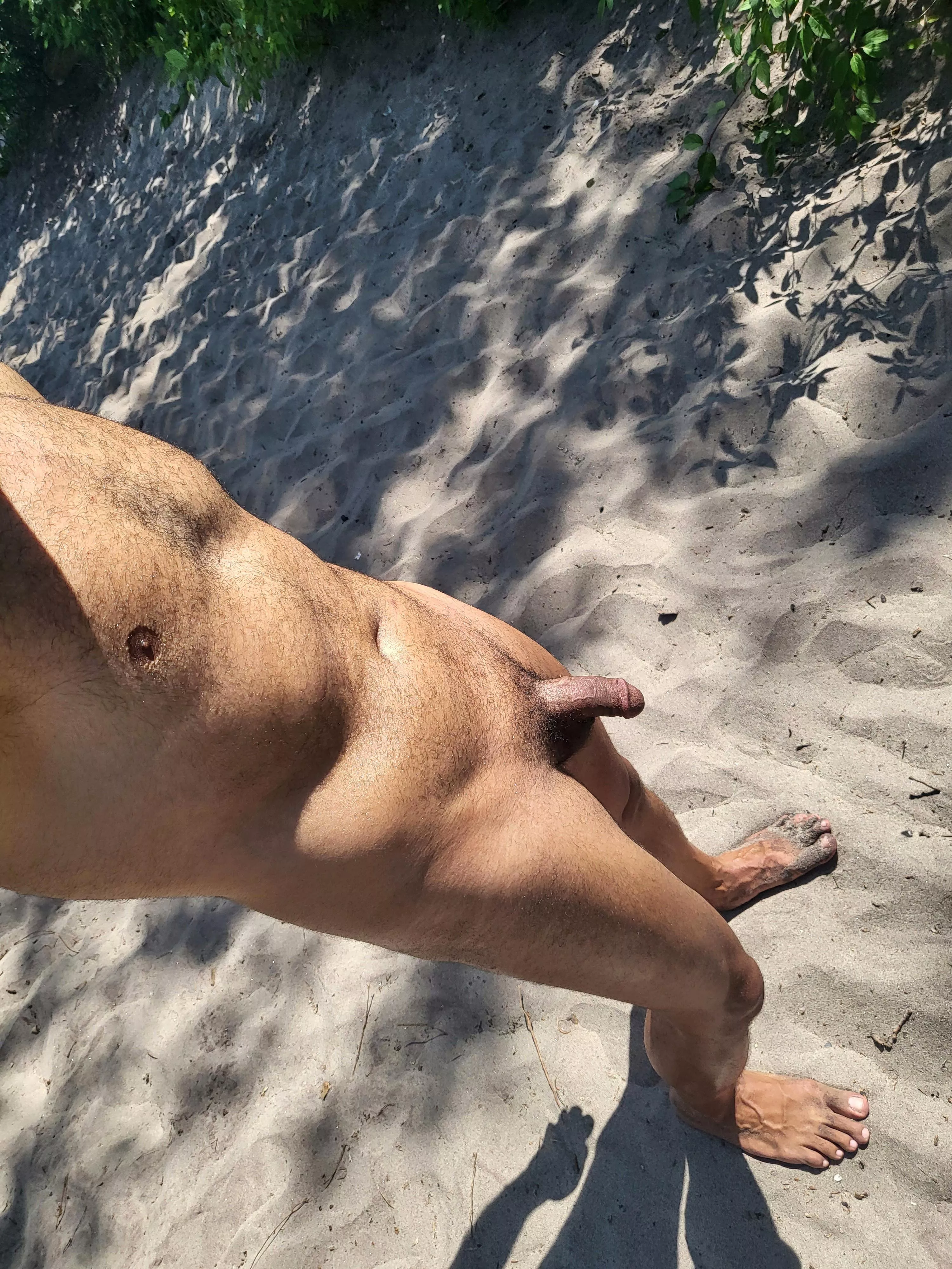 Love the feeling of the sun on my naked body.