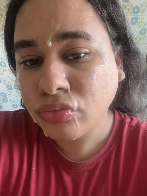 my face after filming a BJ video💦👅