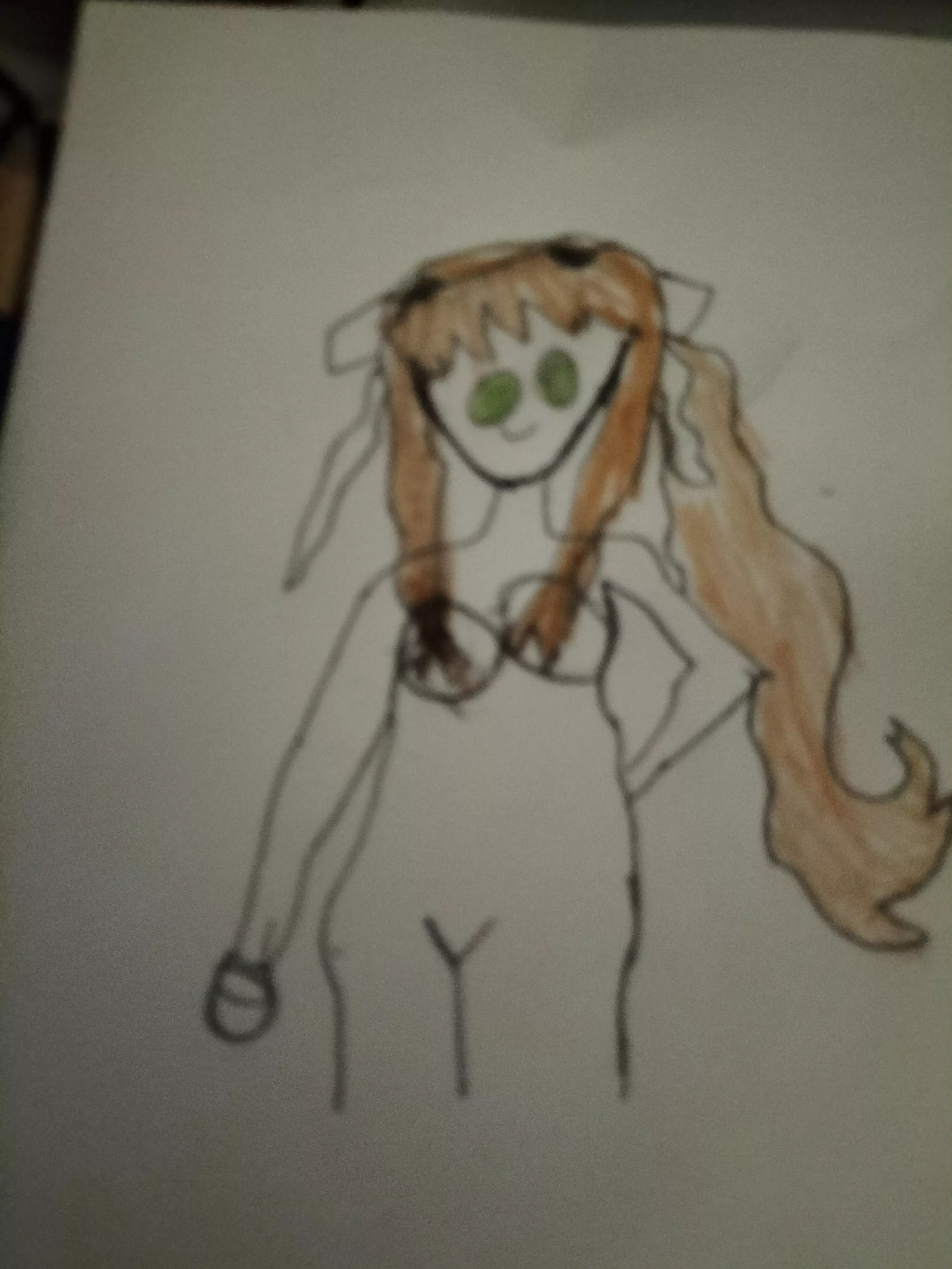 Naked Monika (By me, I know it sucks but it was just a practice that I felt like sharing)