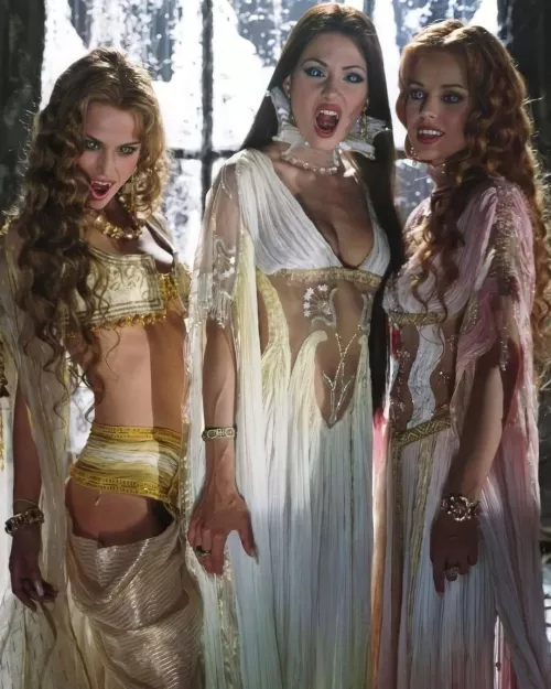 The Brides of Dracula from the movie Van Helsing.