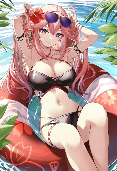 Yae having a good time (nano_phan) [Genshin Impact]