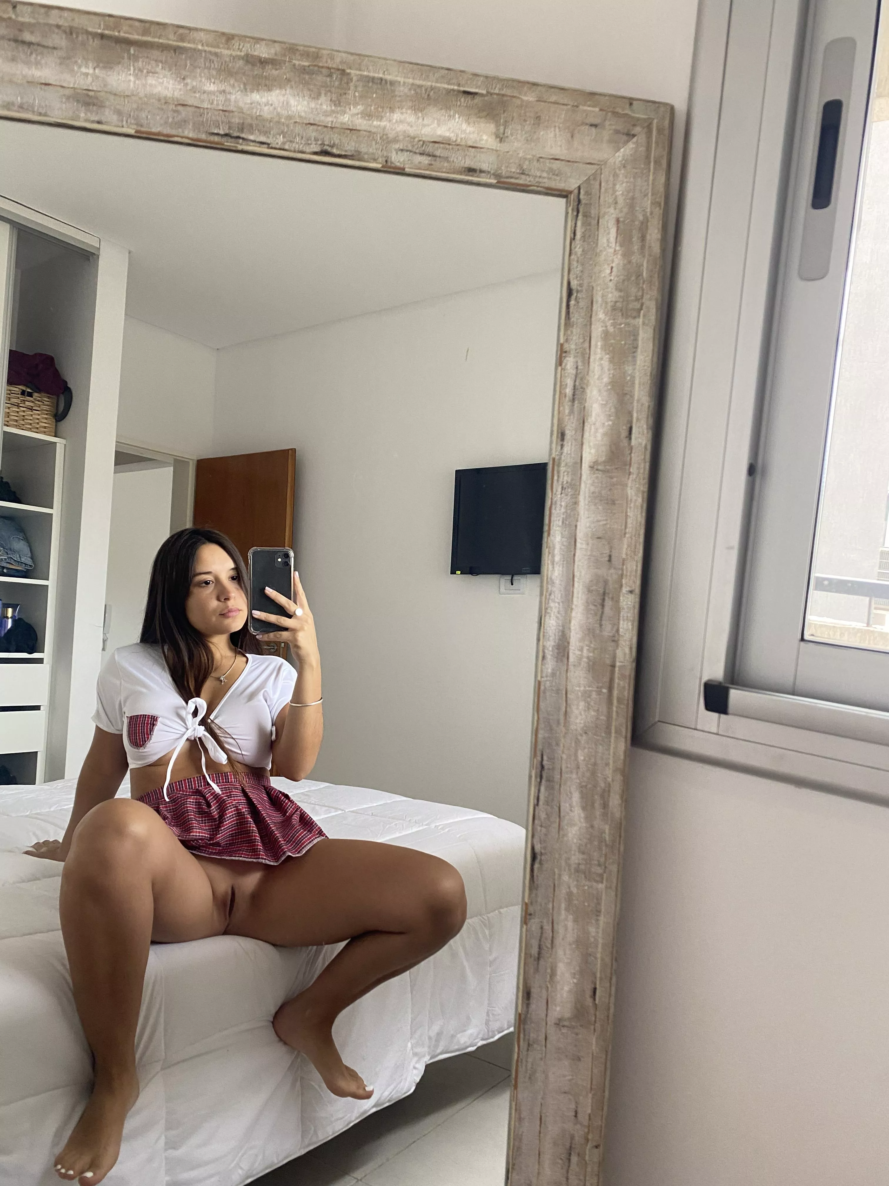 You should empty your load under my skirt