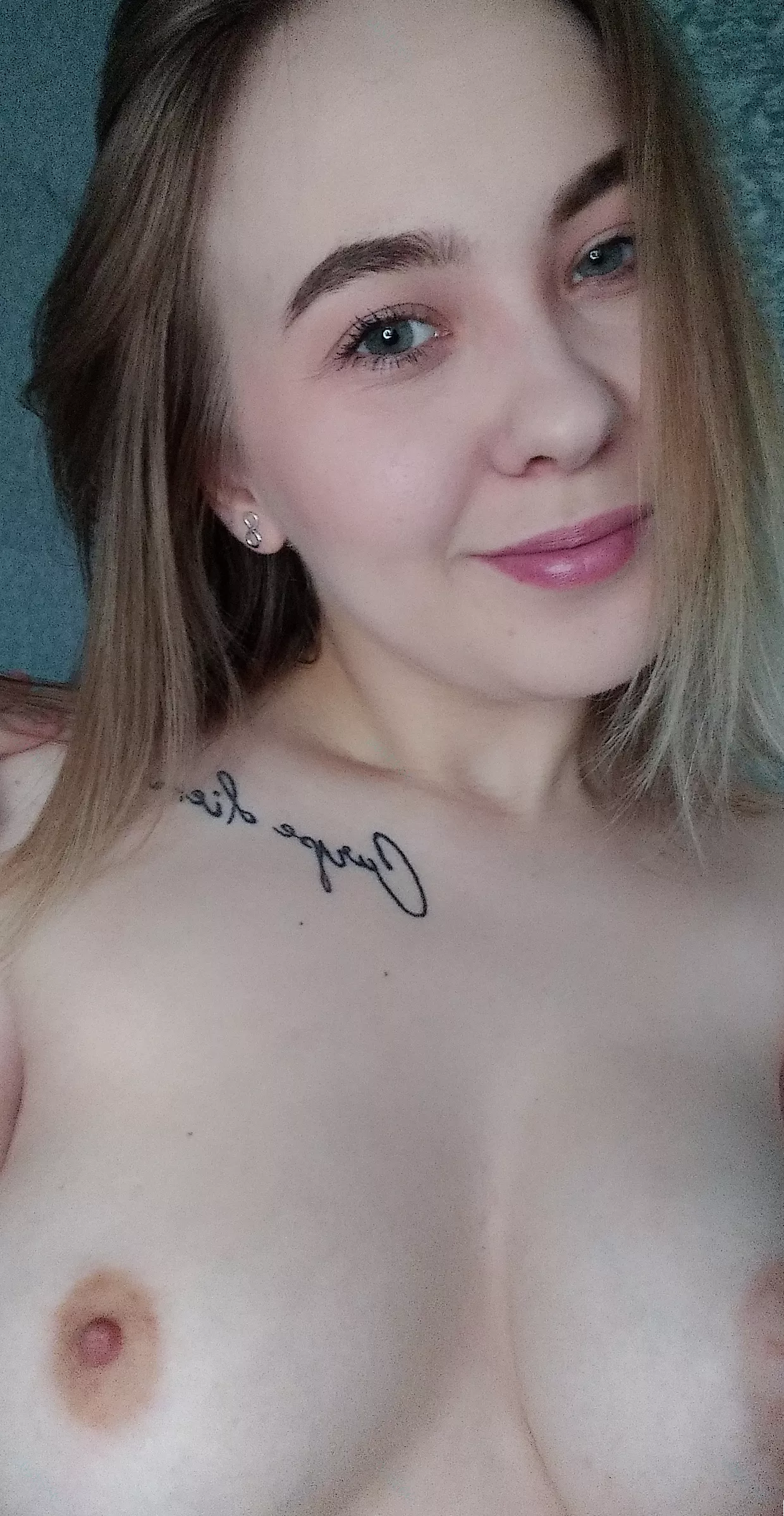 You won't be able to leave me if you taste my tits
