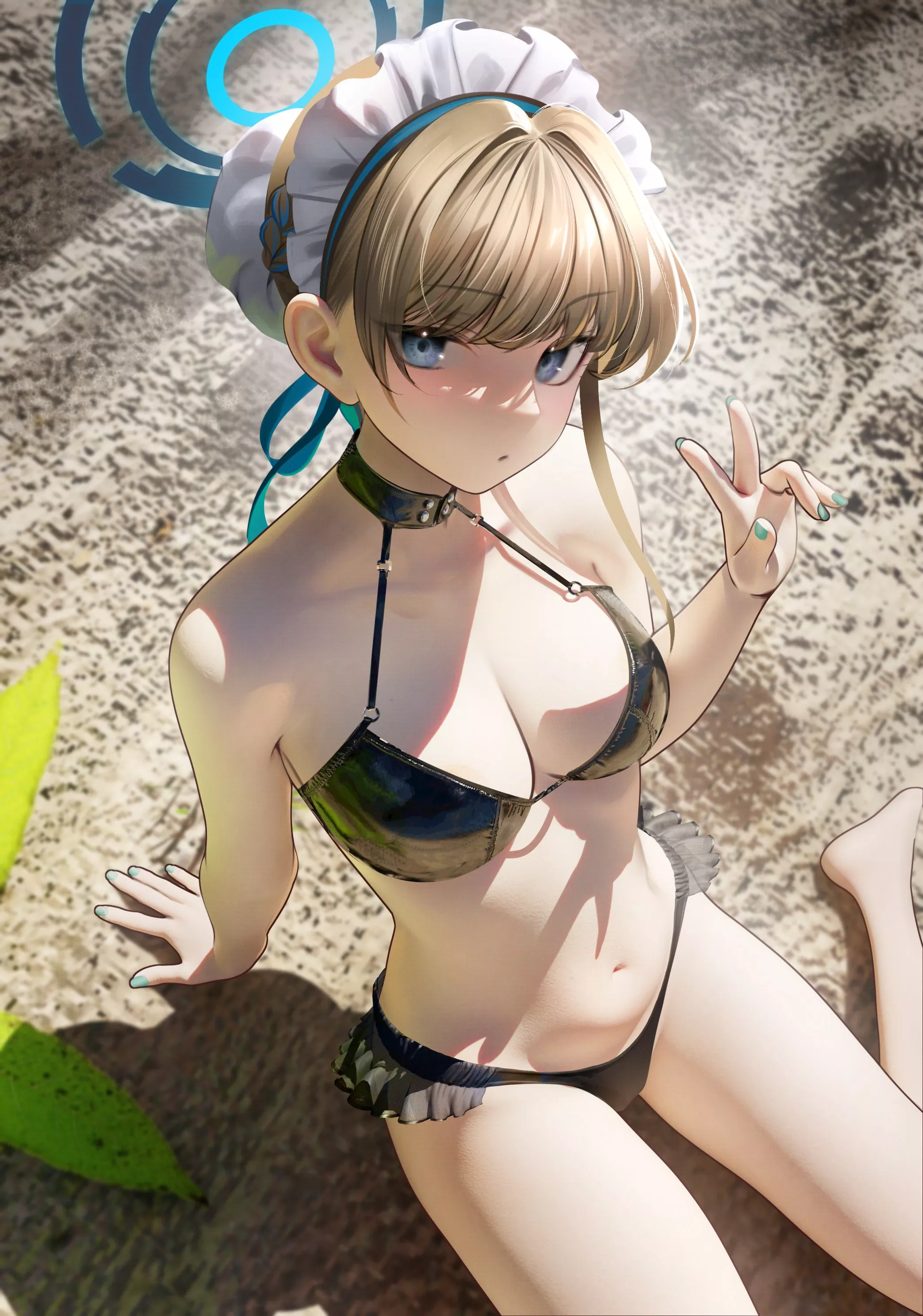 Asuma Toki in Black Bikini [Blue Archive] (Nanaken Nana)