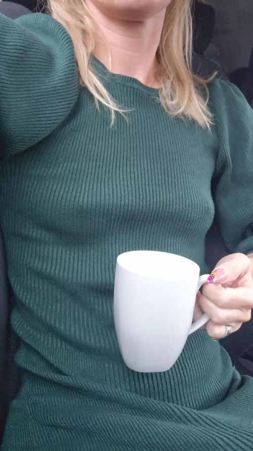 Cuppa in the car before work