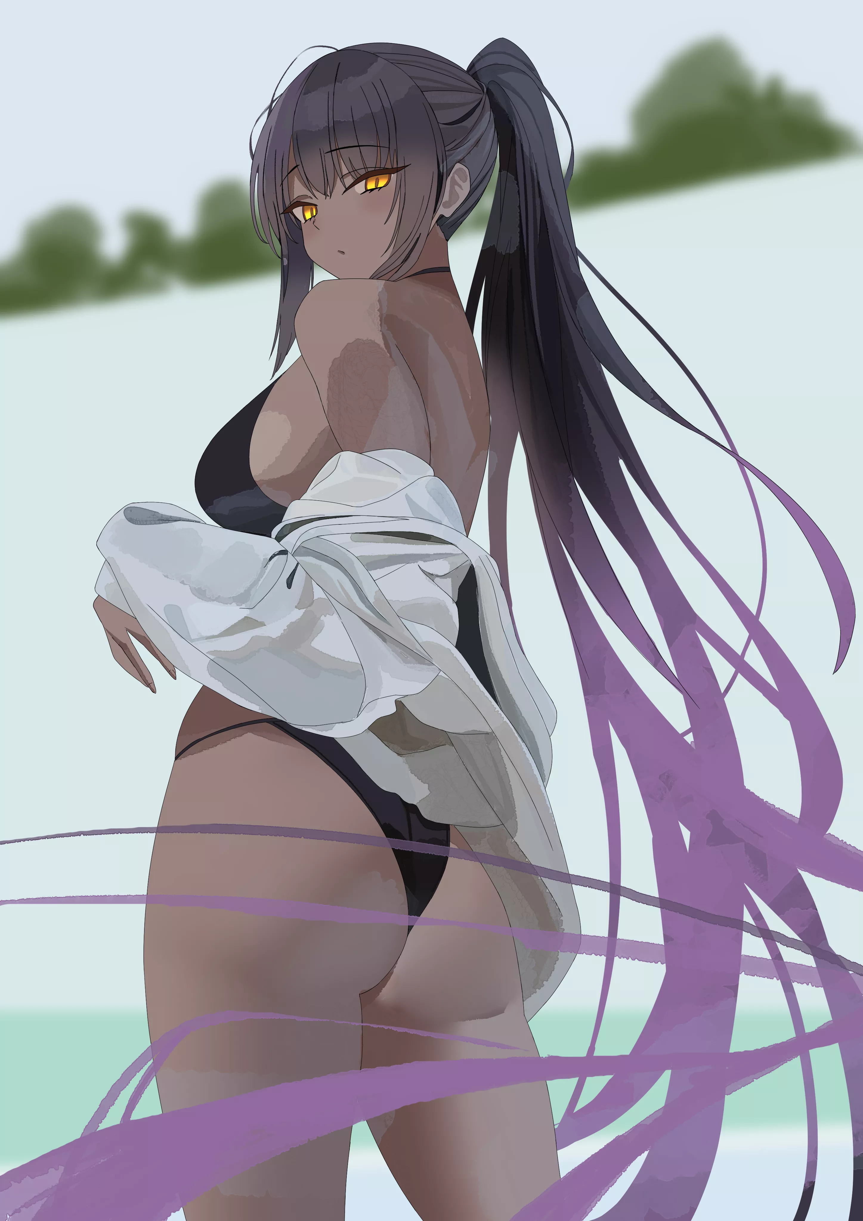 Karin in swimsuit [Blue Archive]