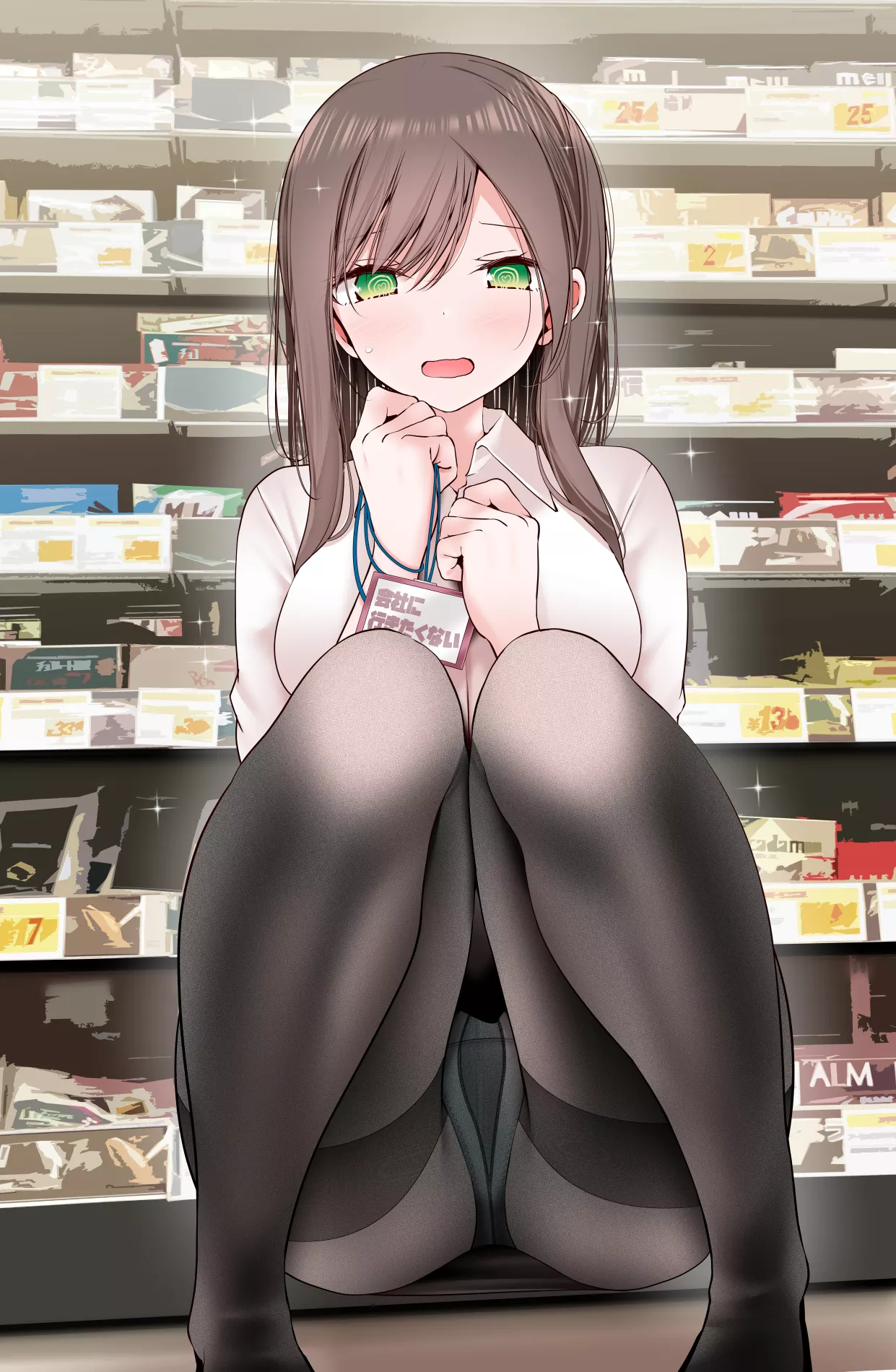 Picking A Sweet To Buy (Oouso) [Original]