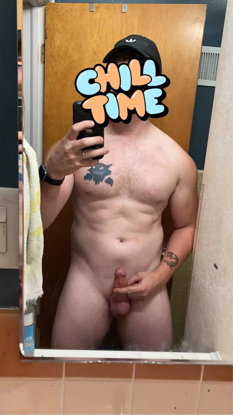 Pre back day jerk off session 😩