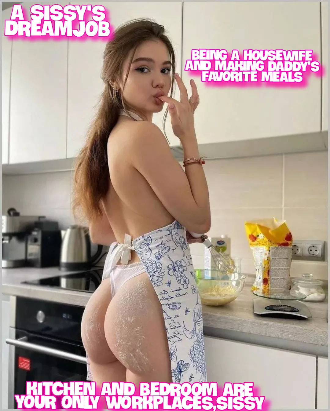 PREPARE DADDY'S FAV MEALS AND GET HIS PRAISE,SISSY