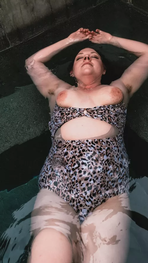 Private hot springs. Would you join me?