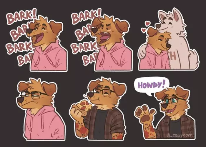 Stickers for someone on Twitter :D