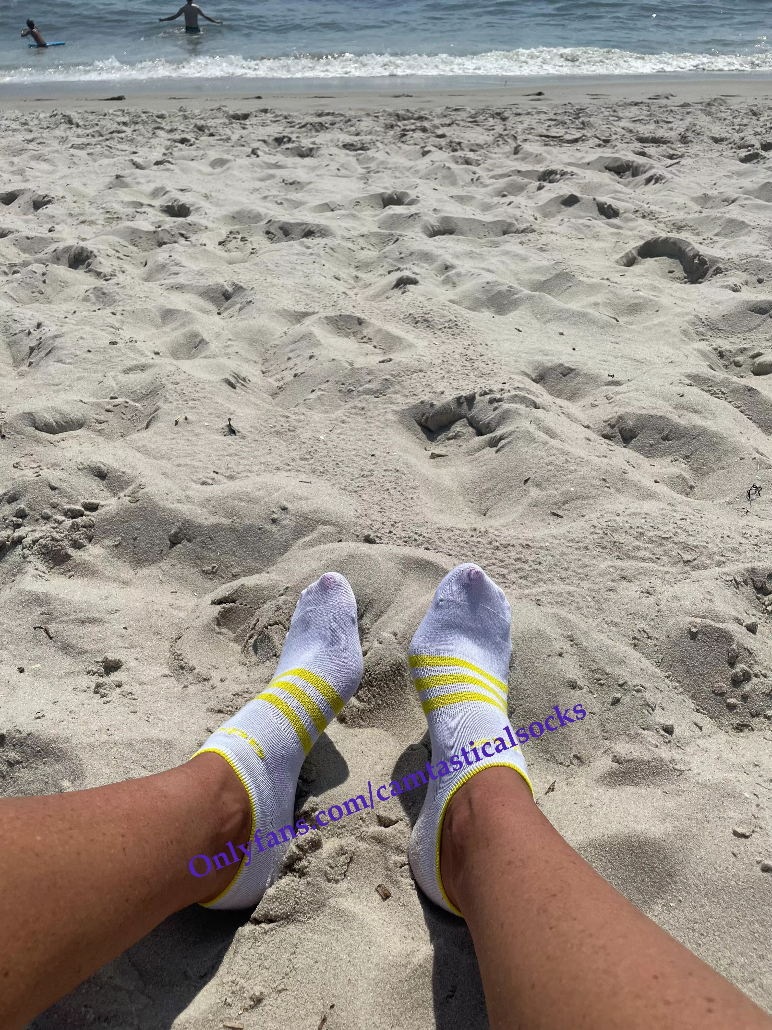 White Striped Adidas Socks