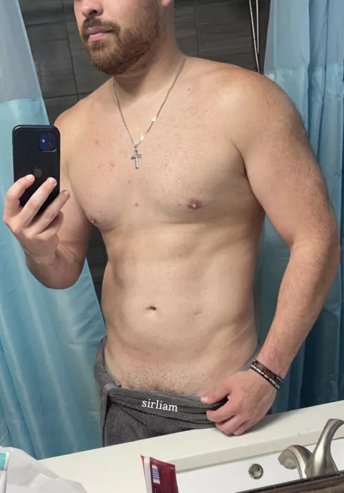 [33] how are my abs coming along?