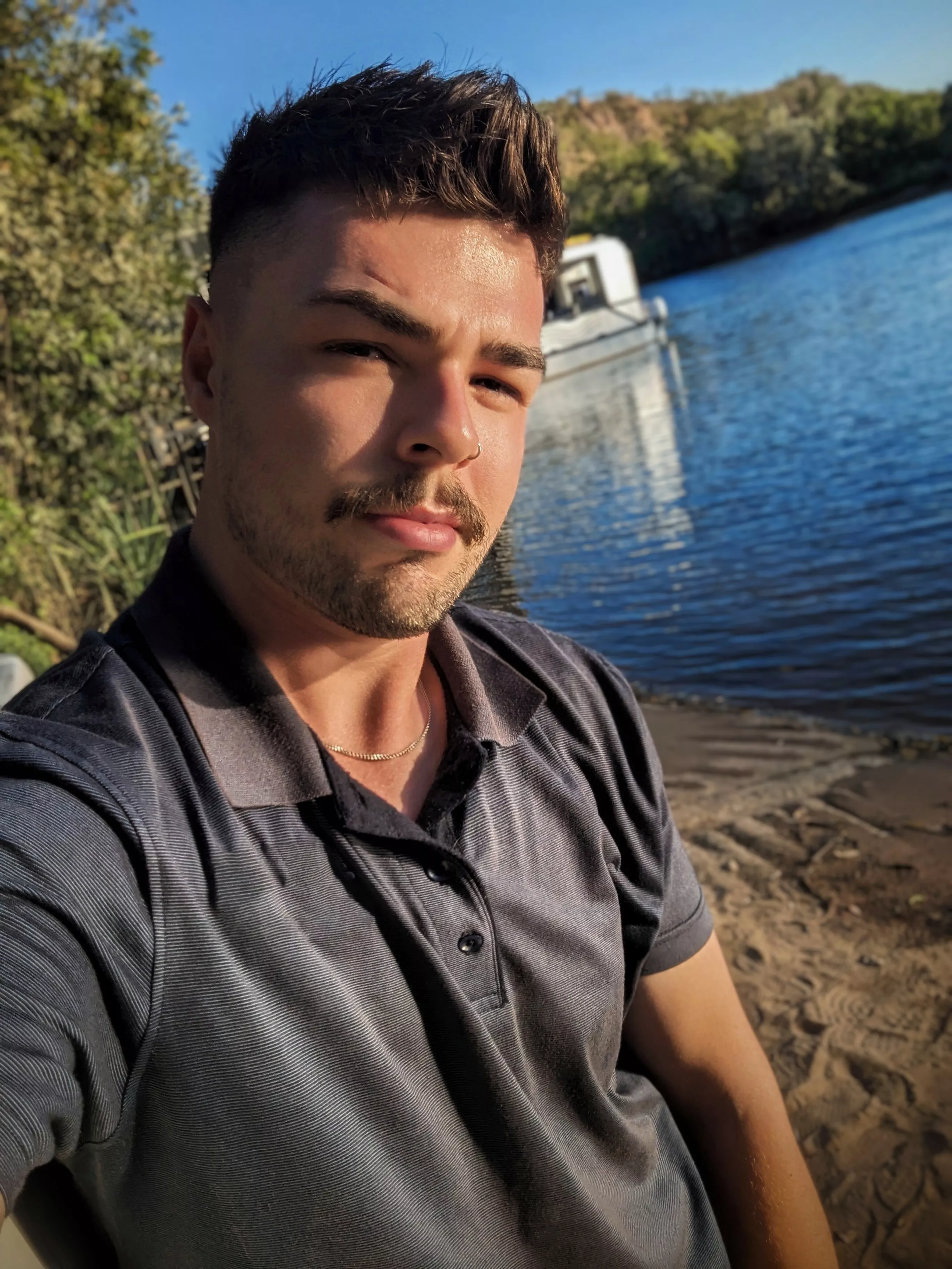 A selfie I don't half mind! 🍕 A selfie I don't half mind! 🍕