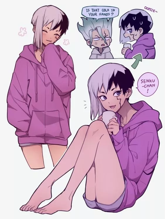 Anime: Dr.Stone, Artist: @SoiyaKoiya on Twitter (part 2)