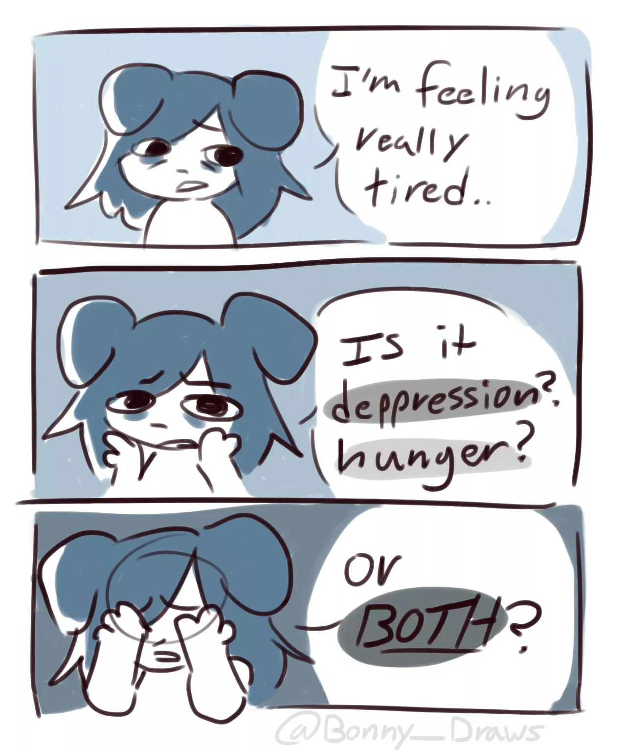 (Art by me) Trying to figure out what your body is telling you