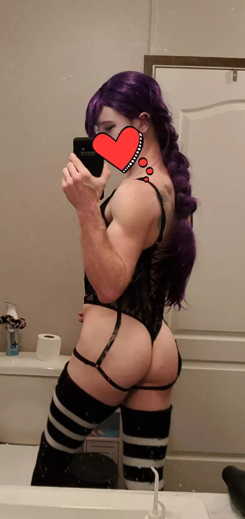 Been chatting with a guy for the first time ever! He confessed to me last time we were together he likes femboys. I'm nervous, but im going to surprise him in this when I go to his place tonight!