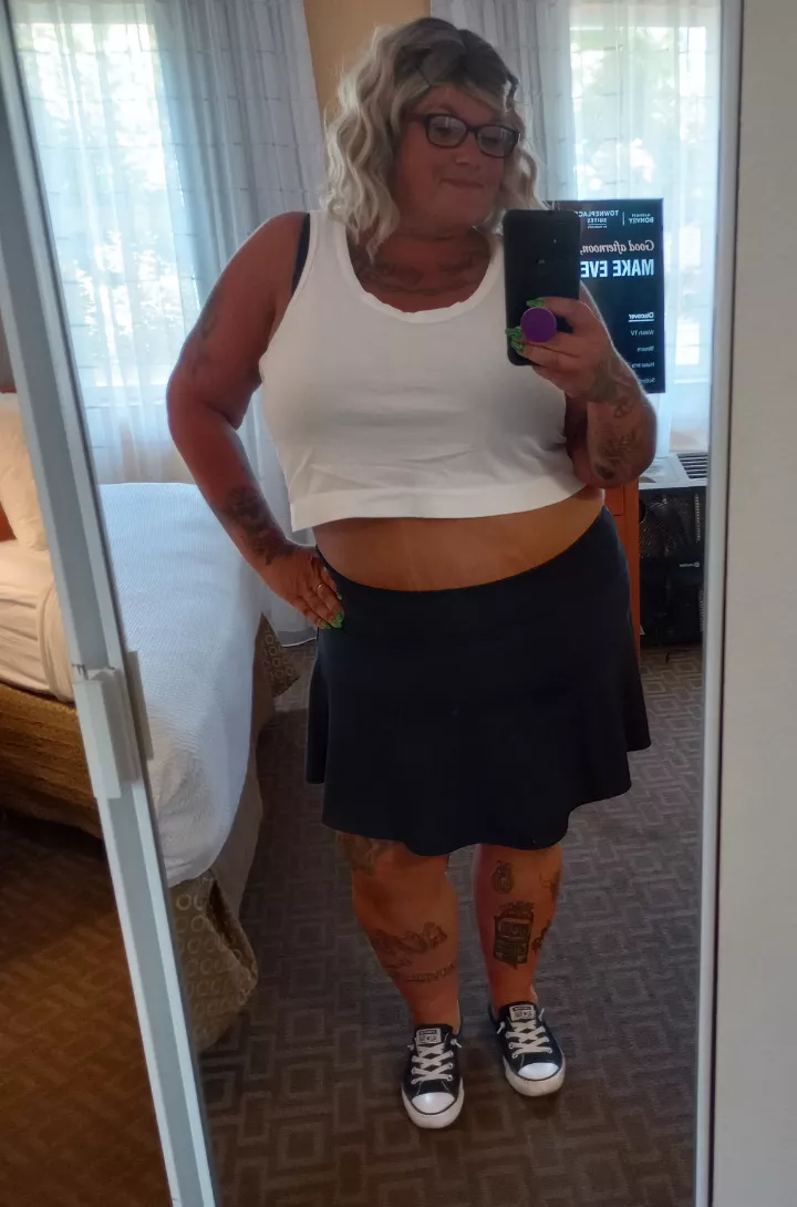 Chuck Taylors are gals best buddy