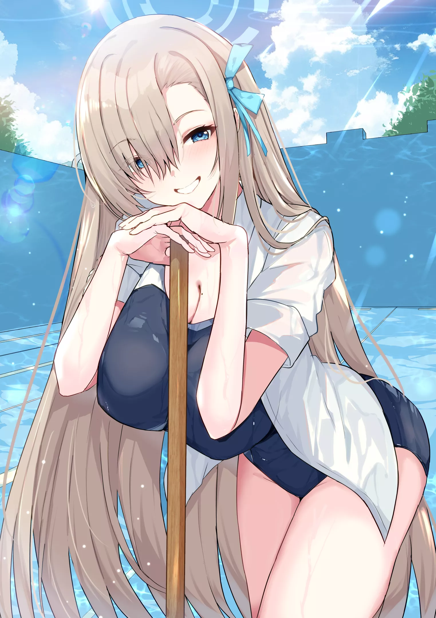 Cleaning the Pool [Blue Archive]