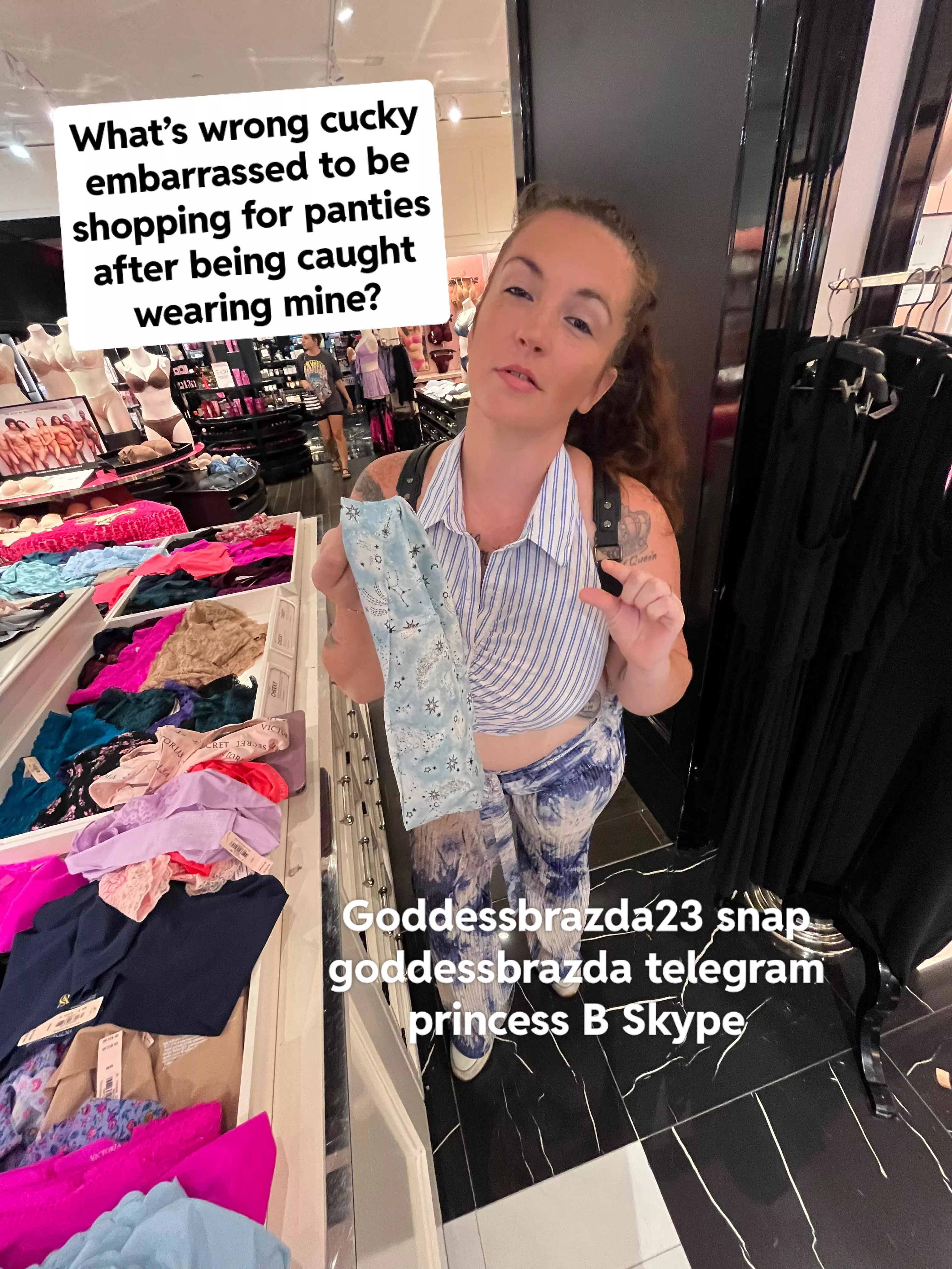 Don’t be shy about it cucky