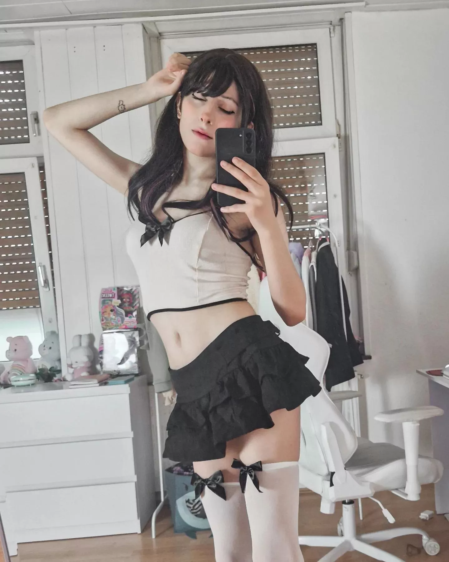 First reaction seeing me? :o