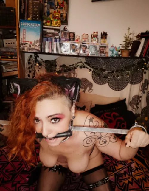 Gagged and restrained for your pleasure