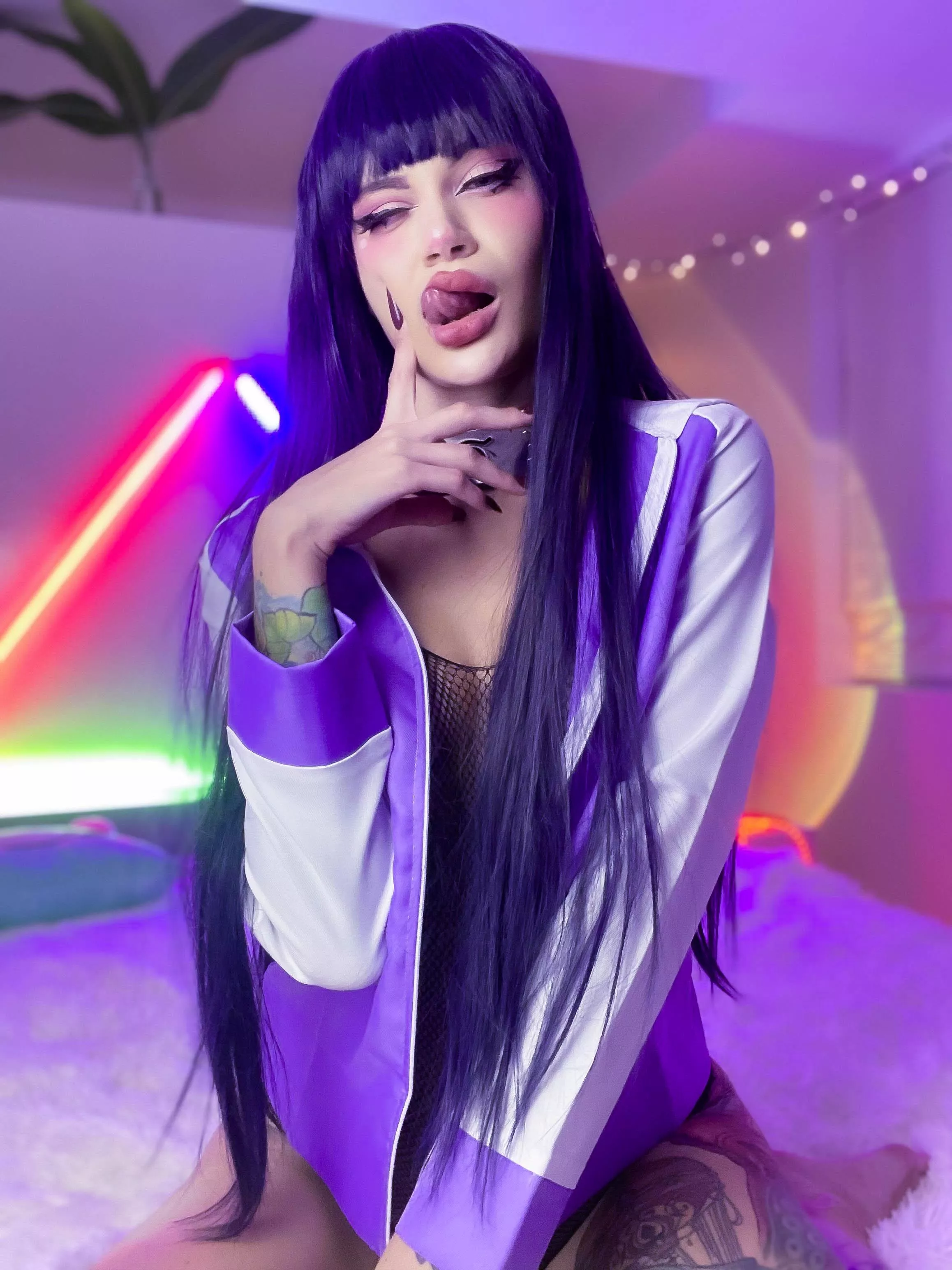 Hinata Hyuga from Naruto cosplay by Virtual Lady