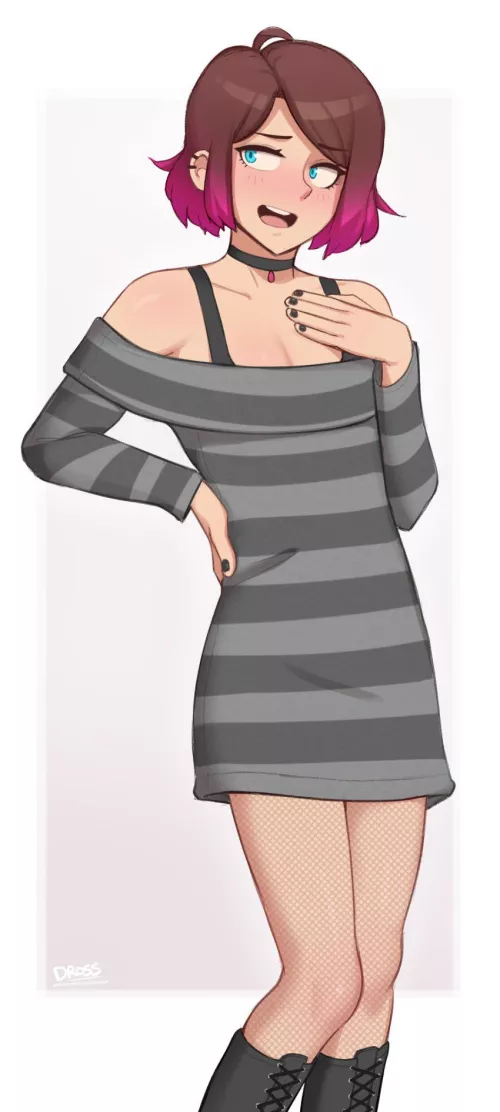 Like my outfit? I put some work into making it. (Dross)