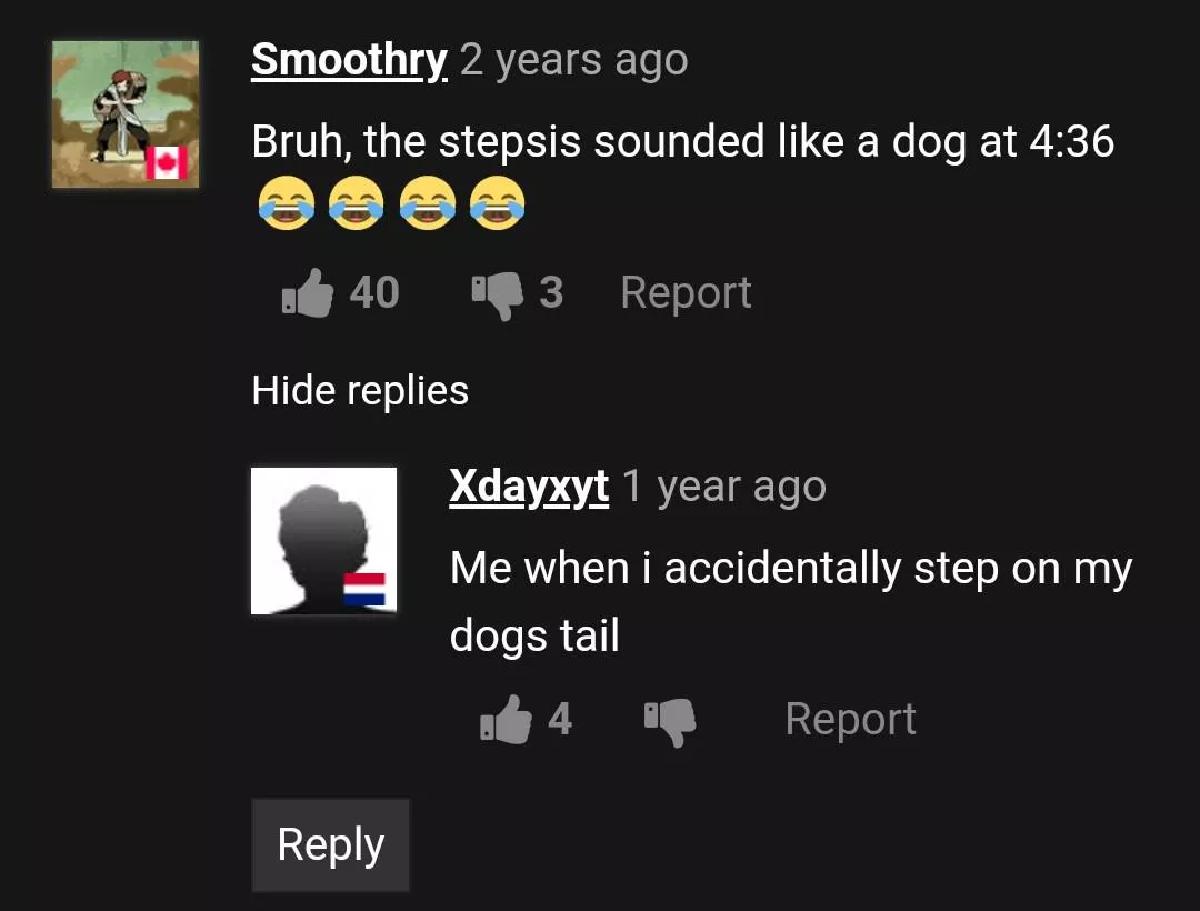 Someone let the dog out