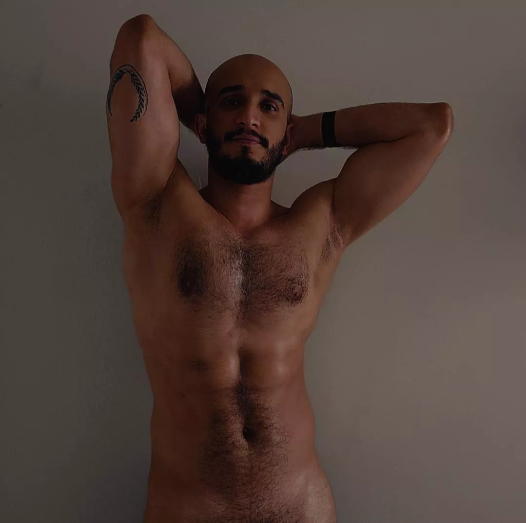 Someone told me the hair on my chest and belly make my torso look like a dog or a wolf. What do you think?