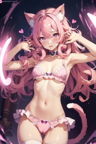 The pink is everywhere