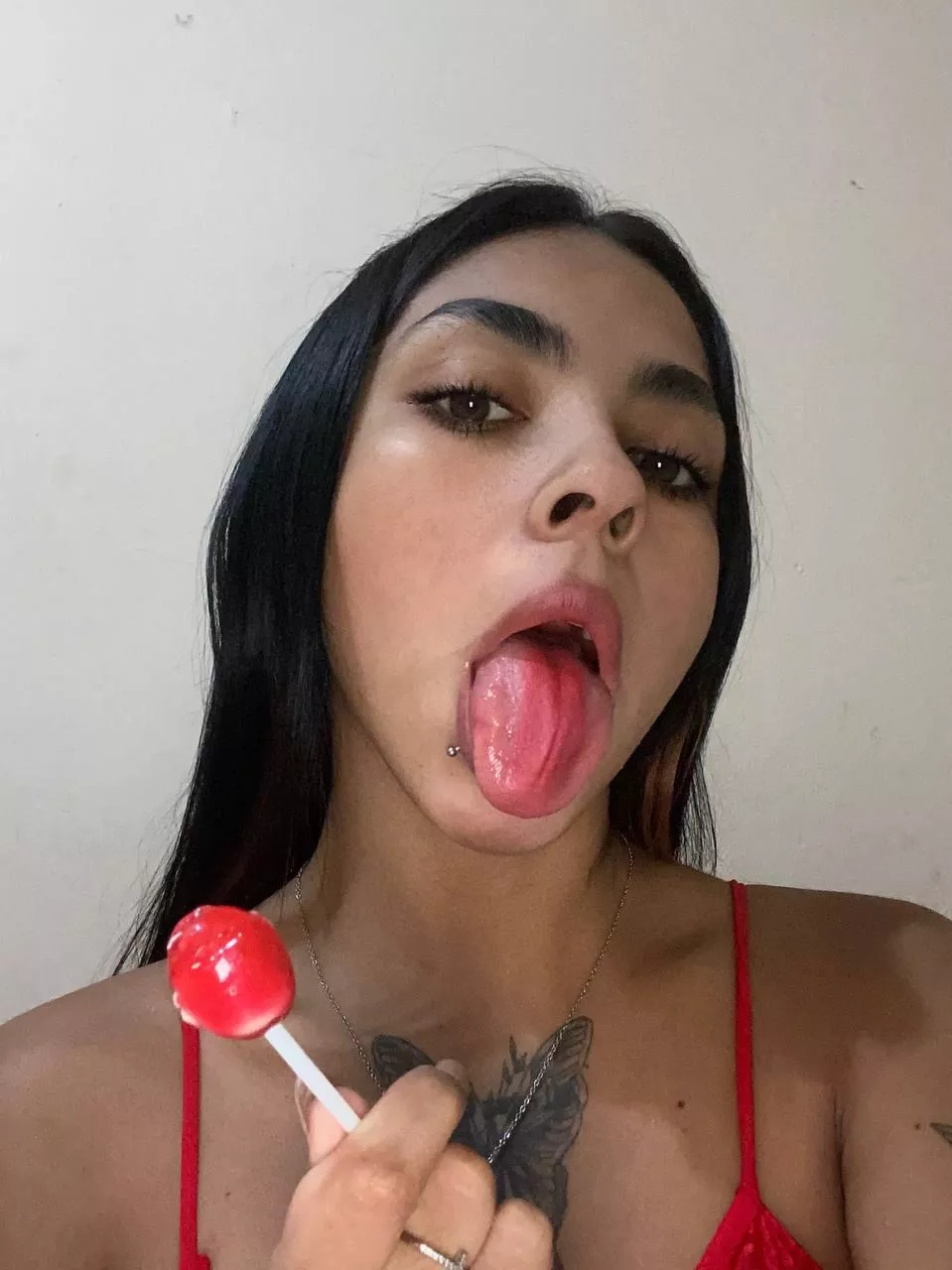 Tongue go wild for something else other than a lollipop