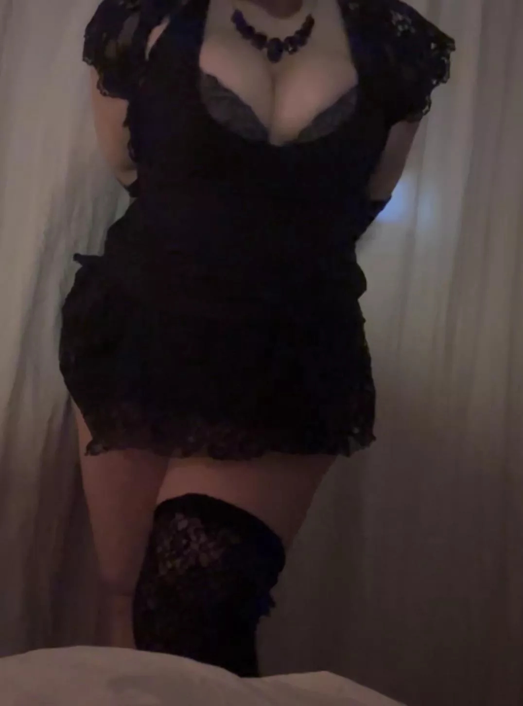 Wanted to hike up my dress but felt shy