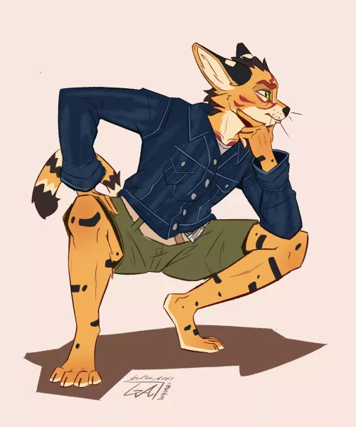 What's he thinking? - Art by me 🍪 (Patreon reward)