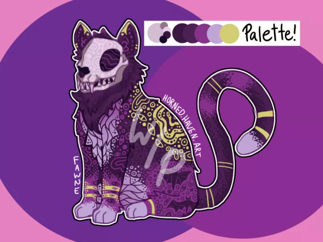 Character Design, Critiques Appreciated (Final Part, Skull-Headed Cat!)