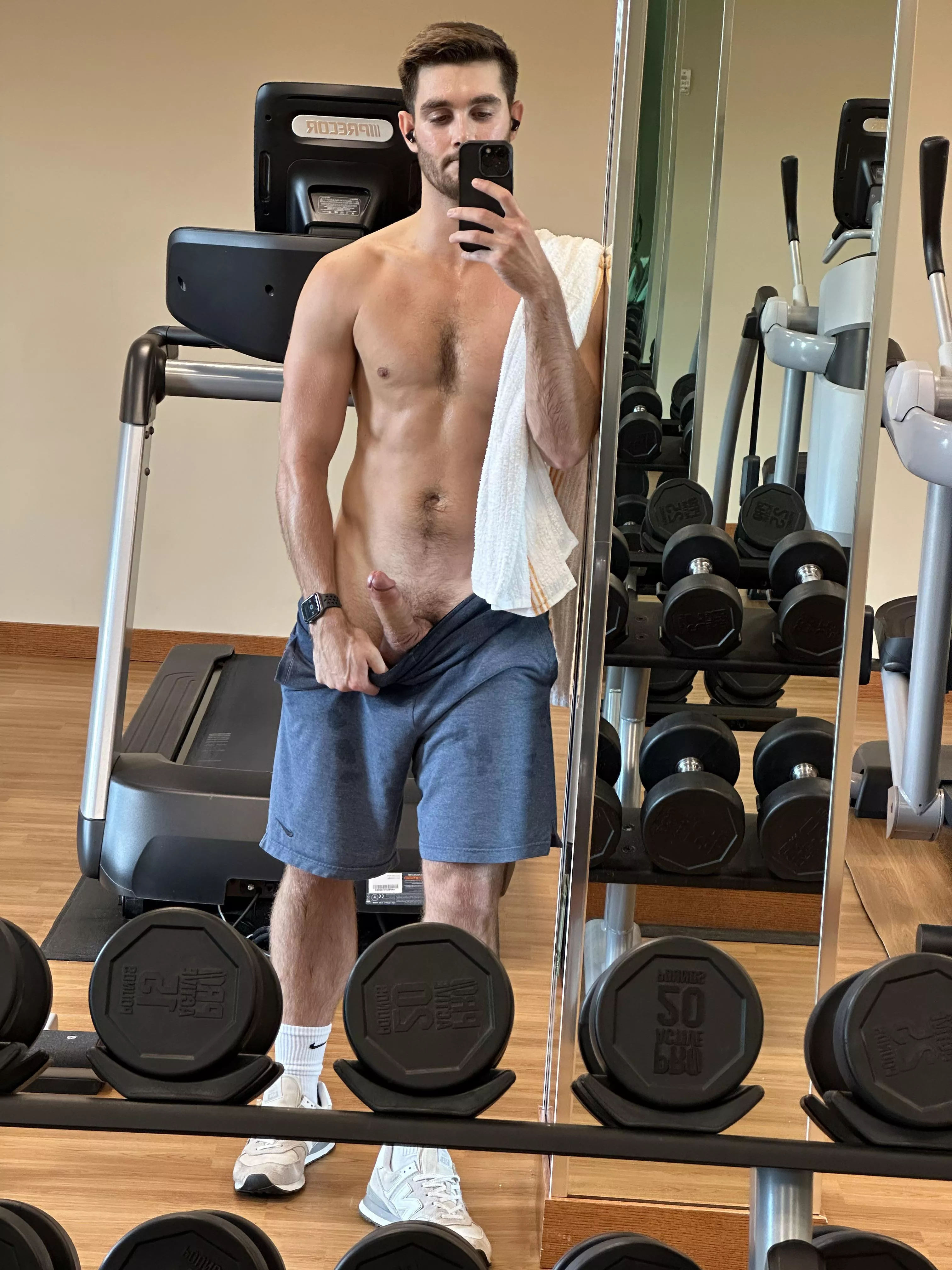 Do you think the other hotel guests will mind if I workout naked?