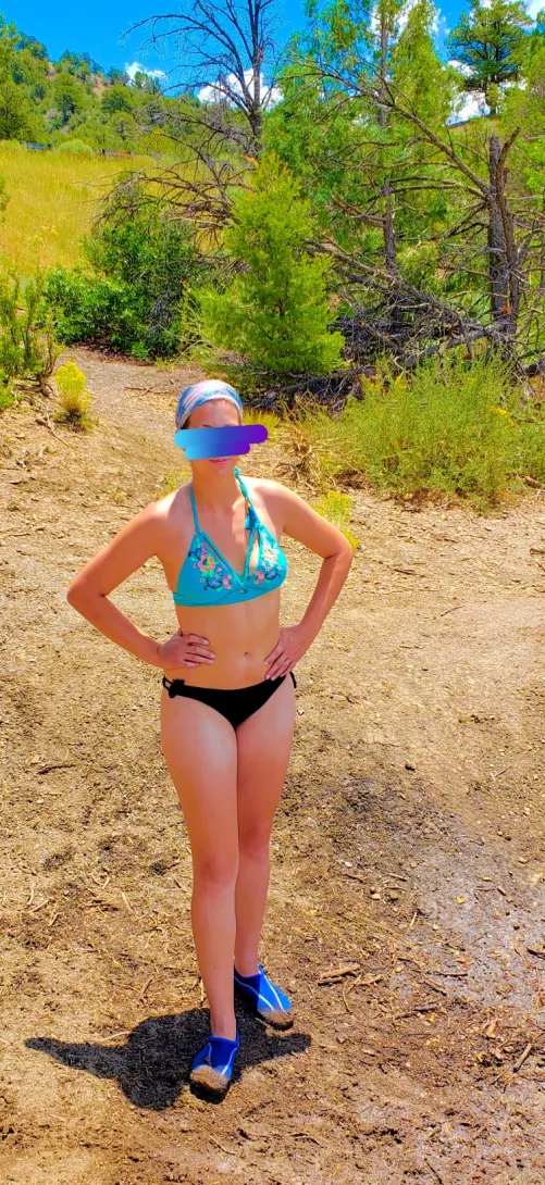 Feeling frisky on the hiking trails