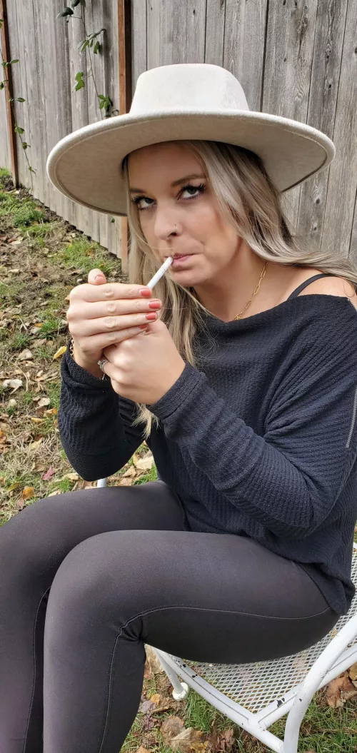 Hubby was being playful when he took this pic. Any guesses as to I what I’m looking up at? 🤭