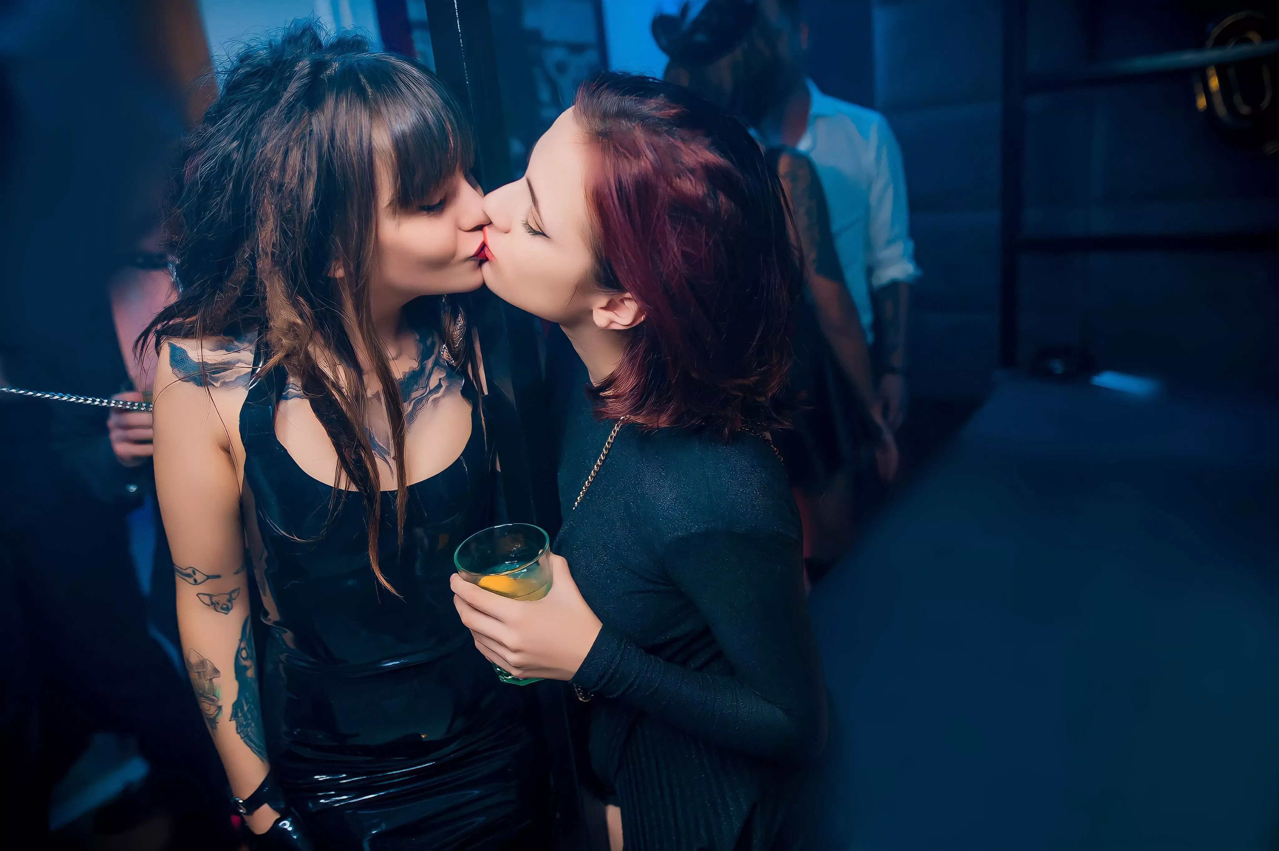 It's just a kiss at the event - nothing more.