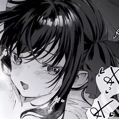 Mono black_hair half-closed_eyes